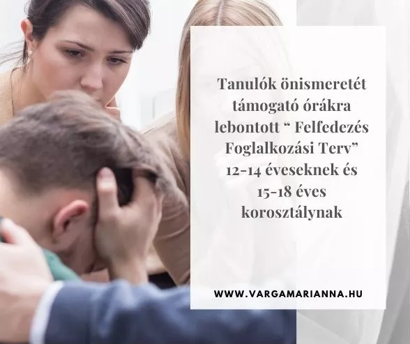 Felfedezés Foglalkozási Terv 12-14 és 15-18 évesek számára